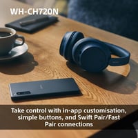 Sony WH-CH720N Bluetooth zajszűrős fejhallgató - fekete 7