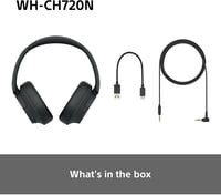 Sony WH-CH720N Bluetooth zajszűrős fejhallgató - fekete 9