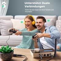 SOOMFON 3-in-1 Bluetooth 5.2 Adapter Kijelzővel, 2 Fülhallgatóhoz, aptX HD, Alacsony Késleltetés 4