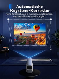 SOOMFON 4K Mini Projektor WiFi Bluetooth Full HD 720P 260 ANSI Lumen Hordozható 7