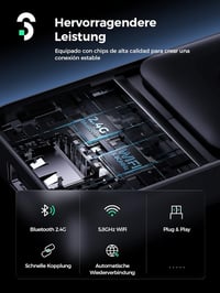 SOOMFON Android autós vezeték nélküli adapter 5.8 GHz, VW Audi Mercedes kompatibilis 3