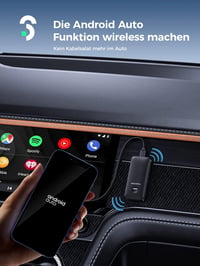 SOOMFON Android autós vezeték nélküli adapter 5.8 GHz, VW Audi Mercedes kompatibilis 2
