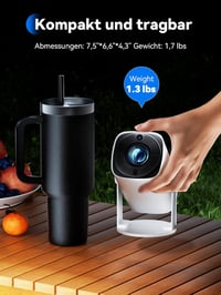 SOOMFON Mini Projektor 1080P Bluetooth Autofókusz Hordozható Okostelefon Tablet Laptop 9