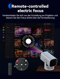 SOOMFON Mini Projektor 1080P Bluetooth Autofókusz Hordozható Okostelefon Tablet Laptop 4
