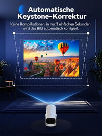 SOOMFON Mini Projektor 1080P Bluetooth Autofókusz Hordozható Okostelefon Tablet Laptop 7