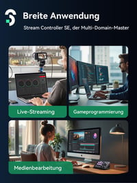 SOOMFON Stream Controller SE – 6 LCD Makró Gomb, 3 Jelenet Gomb és Vezérlők, Streaming Vezérlőpanel 7