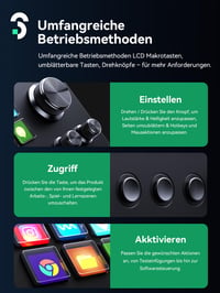 SOOMFON Stream Controller SE – 6 LCD Makró Gomb, 3 Jelenet Gomb és Vezérlők, Streaming Vezérlőpanel 2