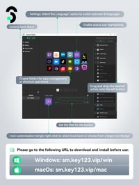 SOOMFON Stream Controller Studio Control Deck 15 Makró Gombbal és Irányítópulttal - Fehér 7