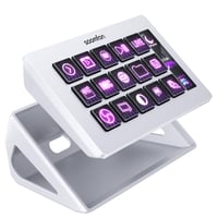 SOOMFON Stream Controller Studio Control Deck 15 Makró Gombbal és Irányítópulttal - Fehér 1