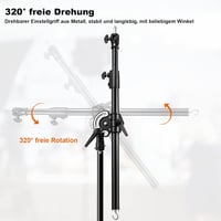 soonpho Boom Arm Pro 83-158 cm Teleszkópos Kiterjesztő Kar Súlyozó Táskával Fotóstúdió 5