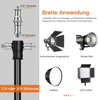 soonpho Boom Arm Pro 83-158 cm Teleszkópos Kiterjesztő Kar Súlyozó Táskával Fotóstúdió 2