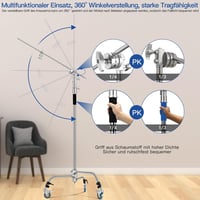 Soonpho C-állvány rozsdamentes acél 330 cm boom tripod reflektorhoz és stúdió világításhoz 5