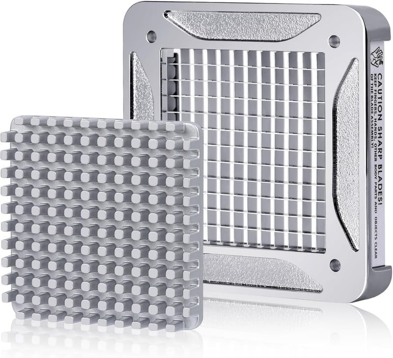 Sopito 6x6 mm Cserélhető Penge Készlet Hasábburgonya Vágóhoz - Mosogatógépben Mosható Pótkés Szett Krumpliszeletelőhöz