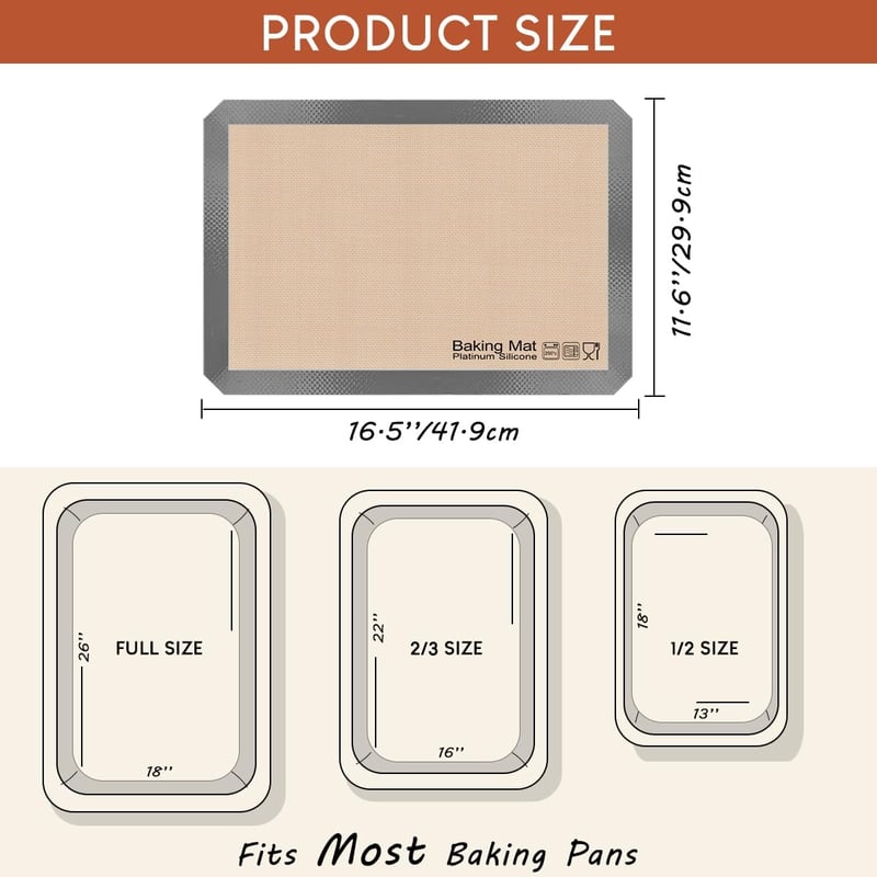 Sopito szilikon sütőlap 2 db-os készlet 41,9x29,5 cm antilengő