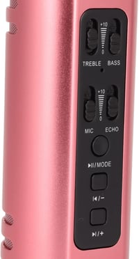 Sorandy K6 Bluetooth Karaoke Mikrofon Hangszóróval, Vezeték Nélküli, Rózsaszín 6