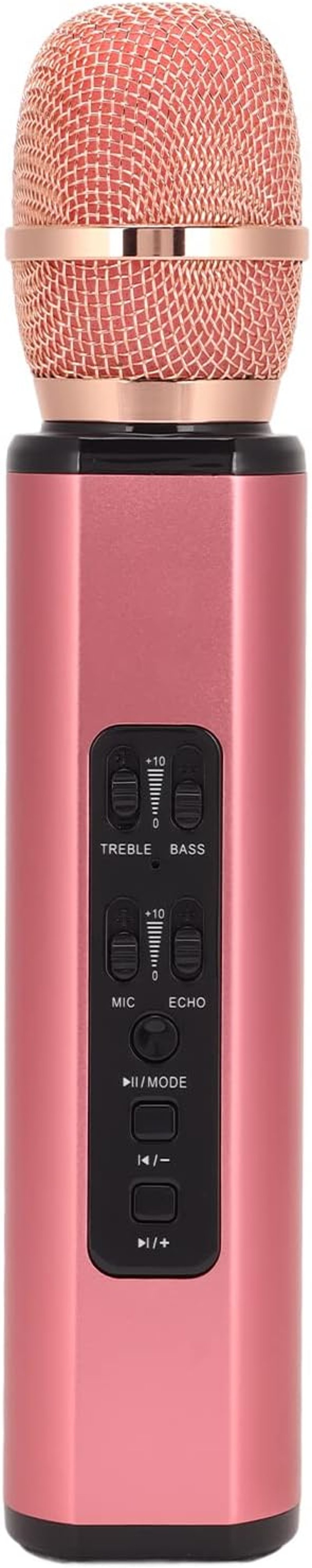 Sorandy K6 Bluetooth Karaoke Mikrofon Hangszóróval, Vezeték Nélküli, Rózsaszín
