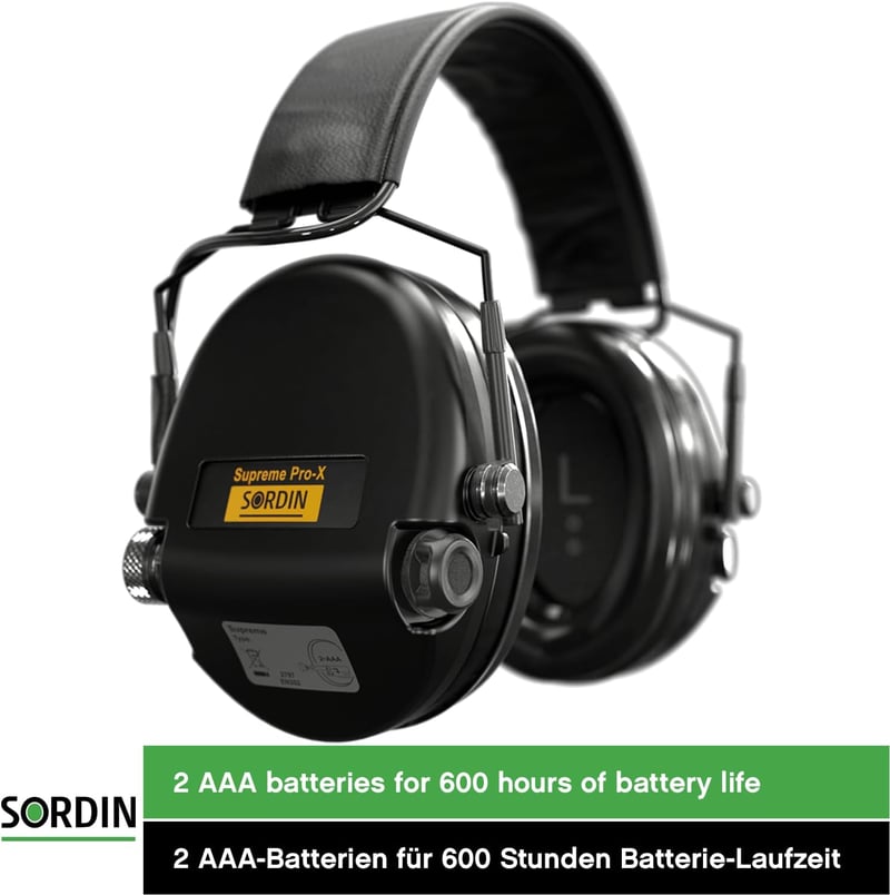 Sordin Pro-X Slim SFA aktív hallásvédelem 31 dB zajcsökkentéssel