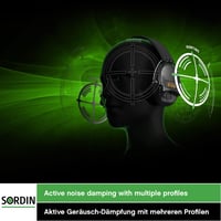 Sordin Pro-X Slim SFA aktív hallásvédelem 31 dB zajcsökkentéssel 3