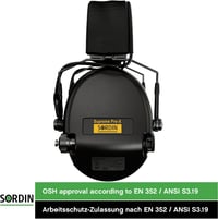 Sordin Pro-X Slim SFA aktív hallásvédelem 31 dB zajcsökkentéssel 7