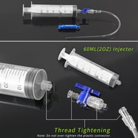 SOSPIRO 60ml Tubeless Gumiabroncs Tömítőanyag Fecskendő Kerékpár Sealant Injector 6