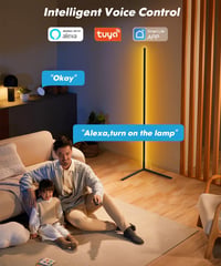 Sotipevs WiFi LED Álló Lámpa 155cm, RGB Dimmer, Alexa Kompatibilis 2
