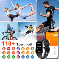 Soudorv Smartwatch 1.57" HD Fitness Tracker 110+ Sport Mód Szívritmus Monitor 3