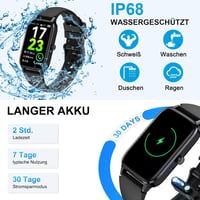 Soudorv Smartwatch 1.57" HD Fitness Tracker 110+ Sport Mód Szívritmus Monitor 7