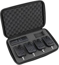 Set avertizori sonori Sougayilang 4+1 cu semnalizare LED wireless și geantă de transport 2