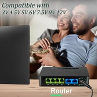 SoulBay 36W univerzális AC/DC adapter 3V-12V 8 csatlakozóval háztartási elektronikához 3