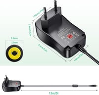SoulBay 36W univerzális AC/DC adapter 3V-12V 8 csatlakozóval háztartási elektronikához 6