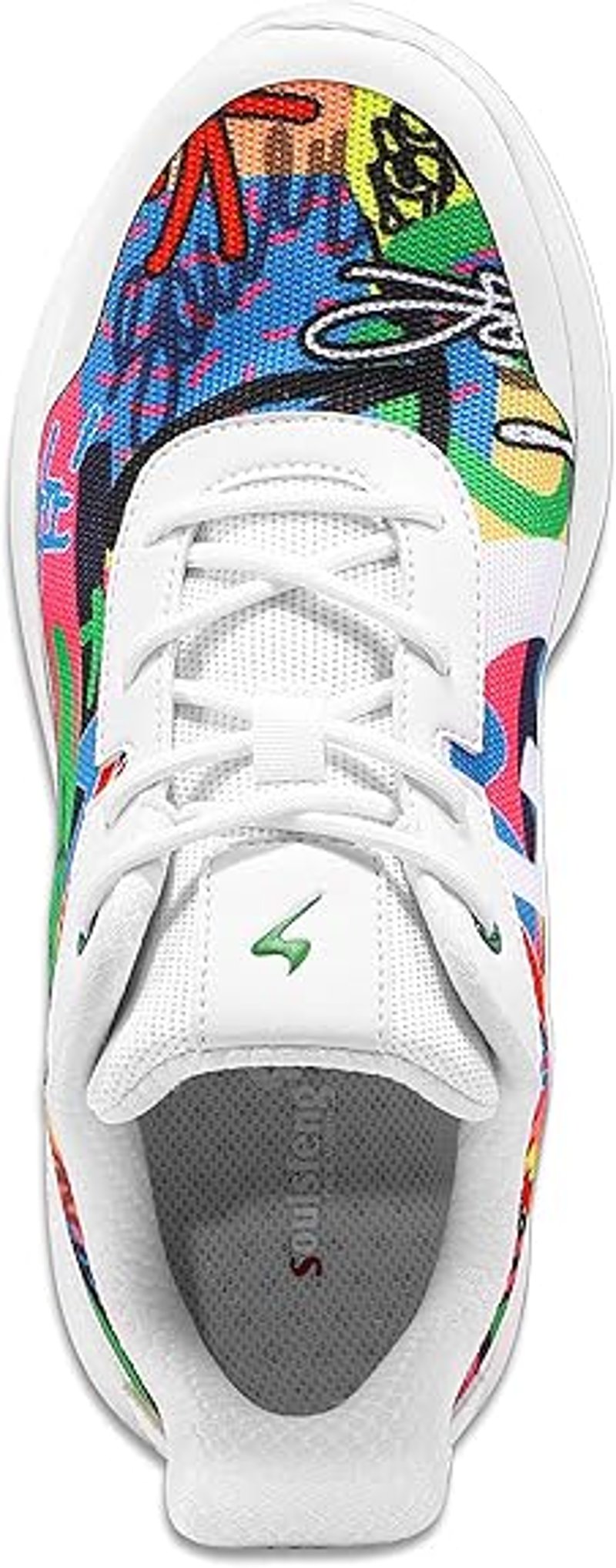 Soulsfeng Blackout Graffiti Sneaker - Divatos Utcai Cipő Egyedi Graffiti Mintával, EU 41-es Méret