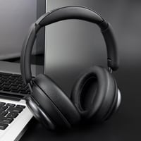 SOULWIT Anker Soundcore Space Q45 fülpárnák, puha protein bőr, zajszigeteléssel - black 3