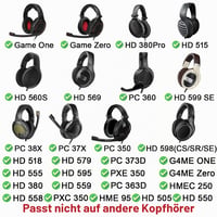 Náhradné náušníky SOULWIT z jahňacej kože pre slúchadlá Sennheiser HD560S HD598 HD599 HD595 HD569 HD558 HD518 HD515 Game Zero PC37X PC38X PC350 PXC350 HD380 Pro 2