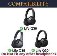 SOULWIT hűsítő zselés csere fülpárna Anker Soundcore Life Q30/Q35 fejhallgatóhoz 2