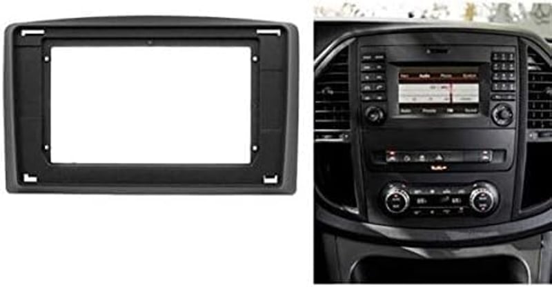 Sound Way 10.1" autórádió beépítési keret Mercedes Vito W447 2014+