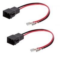 Sound Way 2 ks adaptér na pripojenie reproduktorov do auta – kompatibilné s Opel, Renault, Rover, Seat, Škoda, Volvo, Volkswagen – konektor na zapojenie reproduktorov 1