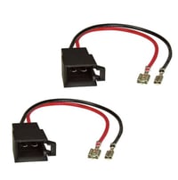 Sound Way 2 ks adaptér na pripojenie reproduktorov do auta – kompatibilné s Opel, Renault, Rover, Seat, Škoda, Volvo, Volkswagen – konektor na zapojenie reproduktorov 6
