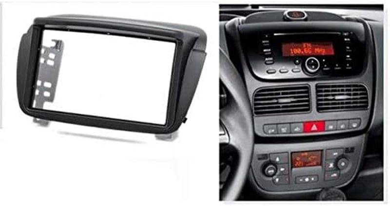 Sound Way 2 DIN Autórádió Beépítő Keret Fiat Doblo Opel Combo Tour Adapterre