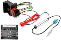 Sound Way Autórádió ISO Csatlakozó Adapter Kábel + Fakra Antenna Citroën C2 C3 C4 C5 C6 C8 Berlingo Jumpy 3