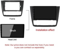 Sound-way Rádió adapter szerelőkészlet BMW 1-es sorozathoz E81 E82 E87 E88 7