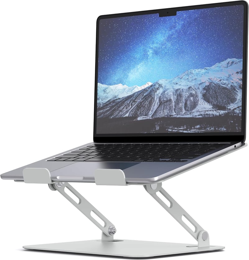 SOUNDANCE Laptop Stand állítható magasságú ergonomikus fém laptop tartó 10-15.6"
