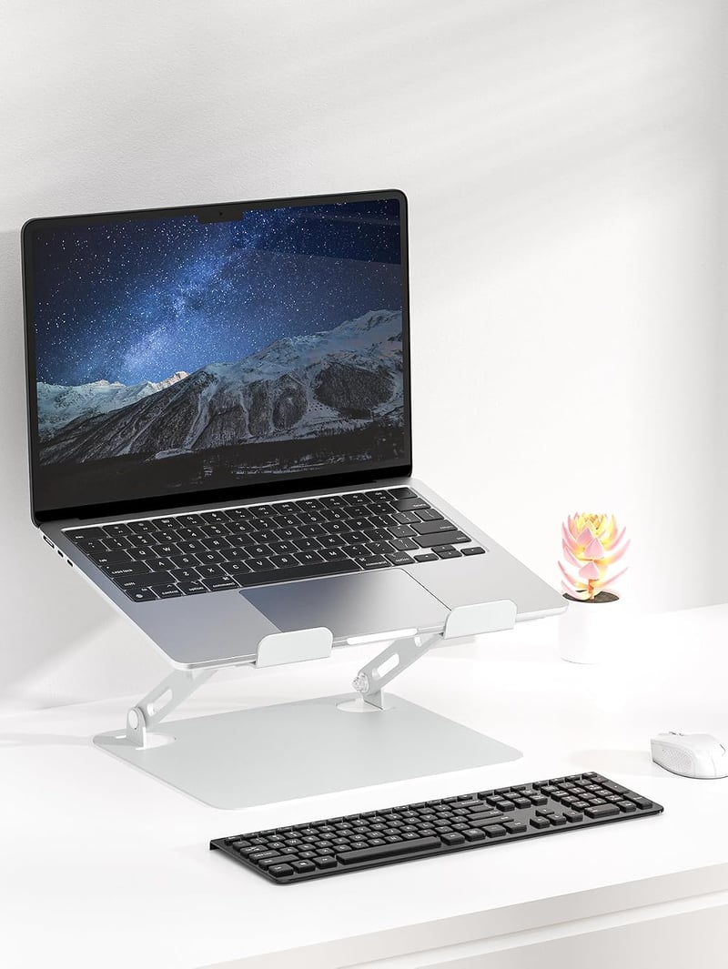 SOUNDANCE Laptop Stand állítható magasságú ergonomikus fém laptop tartó 10-15.6"
