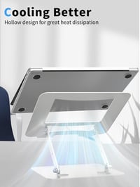 SOUNDANCE Laptop Stand állítható magasságú ergonomikus fém laptop tartó 10-15.6" 3