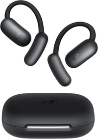 soundcore AeroFit 2 nyitott fülhallgató, állítható fülfüggelékek, mély basszus, 42 órás játékidő, Bluetooth 5.4, vezeték nélküli töltés, IP5 - black, standard 1