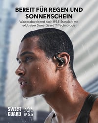 soundcore by Anker AeroFit Pro nyitott fülhallgató, LDAC, Bluetooth 5.3, IPX5, 46 órás akkumulátor 5