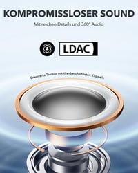 Slúchadlá soundcore by Anker AeroFit Pro s otvorenou konštrukciou, ultraľahké, pohodlné na nosenie, otvorený Bluetooth headset 4
