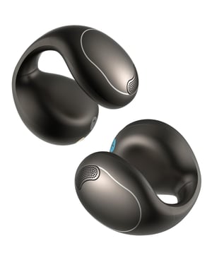 Căști open-ear soundcore by Anker C40i, căști tip clip-on, design flexibil cu balamale, control prin butoane, purtare ușoară, clips pentru ureche