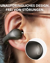 Slúchadlá soundcore by Anker C40i s otvorenou konštrukciou, klip na ucho, flexibilný kĺbový dizajn, ovládanie tlačidlami, ľahké nosenie, ušný klip 6