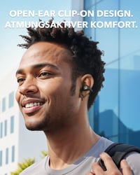 Slúchadlá soundcore by Anker C40i s otvorenou konštrukciou, klip na ucho, flexibilný kĺbový dizajn, ovládanie tlačidlami, ľahké nosenie, ušný klip 2