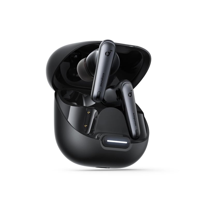 Bluetooth slúchadlá Soundcore by Anker Liberty 4 NC s potlačením hluku – čierne (repasované)